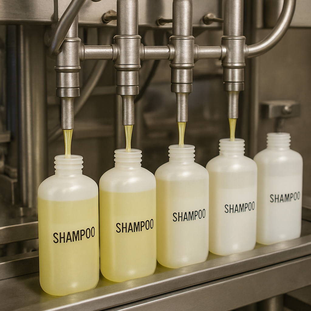 La máquina llenadora de botellas de champú aumenta la eficiencia y la precisión