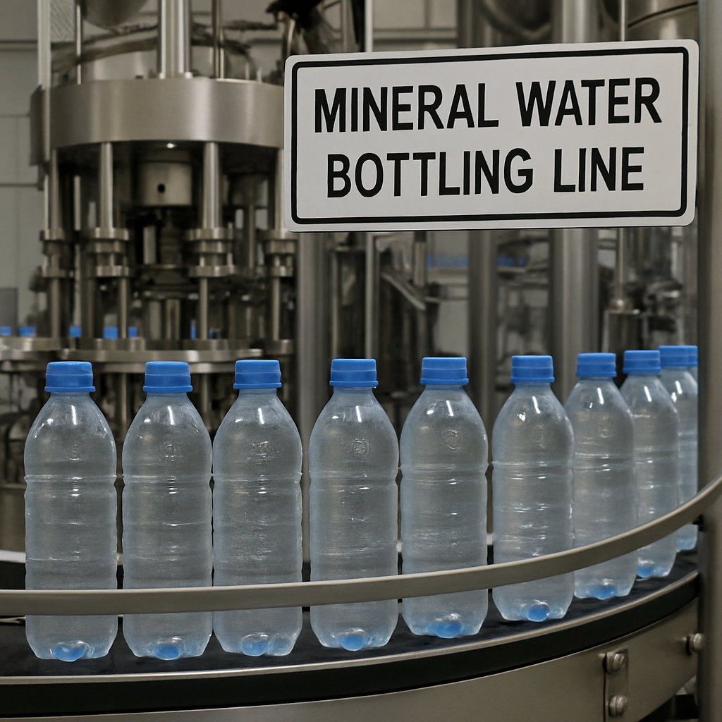 Aumente la producción con una máquina llenadora de agua mineral